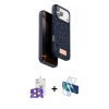 MARSİLYAN™- iPhone 17 Pro Max Kılıf Vadi Klasik Serisi - Siyah 3D Antistatik Seramik Nano Ekran Koruyucu + Bilvis Titan Kamera Lens - TU