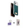 MARSİLYAN™- iPhone 17 Pro Max Kılıf Vadi Klasik Serisi - Siyah Bilvis 3D Cam Ekran Koruyucu + Bilvis Titan Kamera Lens - LT