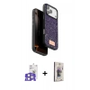 MARSİLYAN™- iPhone 17 Pro Max Kılıf Vadi Klasik Serisi - Siyah Bilvis 3D Cam Ekran Koruyucu + Bilvis Titan Kamera Lens - GS