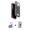 MARSİLYAN™- iPhone 17 Pro Max Kılıf Vadi Klasik Serisi - Siyah Bilvis 3D Cam Ekran Koruyucu + Bilvis Titan Kamera Lens - GS