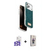 MARSİLYAN™- iPhone 17 Pro Max Kılıf Vadi Klasik Serisi - Siyah Bilvis 3D Cam Ekran Koruyucu + Bilvis Titan Kamera Lens - GS
