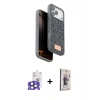 MARSİLYAN™- iPhone 17 Pro Max Kılıf Vadi Klasik Serisi - Siyah Bilvis 3D Cam Ekran Koruyucu + Natural Grey Bilvis Titan Kamera Lens