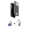 MARSİLYAN™- iPhone 17 Pro Max Kılıf Vadi Klasik Serisi - Siyah Bilvis 3X AR Hayalet Cam Ekran Koruyucu + Bilvis Titan Kamera Lens - LT