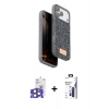 MARSİLYAN™- iPhone 17 Pro Max Kılıf Vadi Klasik Serisi - Siyah Bilvis 3X AR Hayalet Cam Ekran Koruyucu + Bilvis Titan Kamera Lens - NLGY