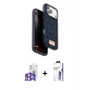 MARSİLYAN™- iPhone 17 Pro Max Kılıf Vadi Klasik Serisi - Siyah Bilvis 3X AR HD Cam Ekran Koruyucu + Bilvis Titan Kamera Lens - TU