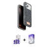 MARSİLYAN™- iPhone 17 Pro Max Kılıf Vadi Klasik Serisi - Siyah Bilvis 5in1 3D Magic Cam Ekran Koruyucu + Bilvis Titan Kamera Lens - LT