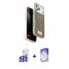 MARSİLYAN™- iPhone 17 Pro Max Kılıf Vadi Klasik Serisi - Siyah Bilvis 5in1 3D Magic Cam Ekran Koruyucu + Bilvis Titan Kamera Lens - LT