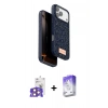MARSİLYAN™- iPhone 17 Pro Max Kılıf Vadi Klasik Serisi - Siyah Bilvis 5in1 3D Magic Cam Ekran Koruyucu + Bilvis Titan Kamera Lens - TU