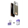 MARSİLYAN™- iPhone 17 Pro Max Kılıf Vadi Klasik Serisi - Siyah Bilvis 5in1 3D Magic Cam Ekran Koruyucu + Bilvis Titan Kamera Lens - NLGY