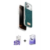 MARSİLYAN™- iPhone 17 Pro Max Kılıf Vadi Klasik Serisi - Siyah Bilvis 5in1 5D Magic Hayalet Cam Ekran Koruyucu + Gümüş Bilvis Titan Kamera Lens