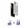MARSİLYAN™- iPhone 17 Pro Max Kılıf Vadi Klasik Serisi - Siyah Bilvis 5in1 5D Magic Hayalet Cam Ekran Koruyucu + Natural Grey Bilvis Titan Kamera Lens