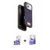 MARSİLYAN™- iPhone 17 Pro Max Kılıf Vadi Klasik Serisi - Siyah Bilvis 5in1 5D Magic Hayalet Cam Ekran Koruyucu + Gümüş Bilvis Titan Kamera Lens