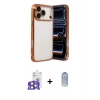 MARSİLYAN™- iPhone 17 Pro Max Kılıf Vadi Minimal - Siyah Joko Magic 5D Cam + Bilvis Titan Kamera Lens - TU