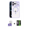 MARSİLYAN™- iPhone 17 Pro Max Kılıf Yadigar Asil Koleksiyonu - Şeffaf 360 Full Body Arka Koruyucu + Bilvis Titan Kamera Lens - GS