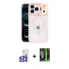 MARSİLYAN™- iPhone 17 Pro Max Kılıf Yadigar Asil Koleksiyonu - Şeffaf 360 Full Body Arka Koruyucu + Bilvis Titan Kamera Lens - NLGY