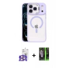 MARSİLYAN™- iPhone 17 Pro Max Kılıf Yadigar Asil Koleksiyonu - Şeffaf 360 Full Body Arka Koruyucu + Bilvis Titan Kamera Lens - TU