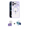 MARSİLYAN™- iPhone 17 Pro Max Kılıf Yadigar Asil Koleksiyonu - Siyah 3D Antistatik Seramik Nano Ekran Koruyucu + Bilvis Titan Kamera Lens - TU