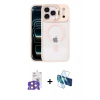 MARSİLYAN™- iPhone 17 Pro Max Kılıf Yadigar Asil Koleksiyonu - Siyah 3D Antistatik Seramik Nano Ekran Koruyucu + Bilvis Titan Kamera Lens - TU
