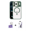 MARSİLYAN™- iPhone 17 Pro Max Kılıf Yadigar Asil Koleksiyonu - Siyah Bilvis 3X AR Hayalet Cam Ekran Koruyucu + Bilvis Titan Kamera Lens - TU