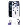 MARSİLYAN™- iPhone 17 Pro Max Kılıf Yadigar Asil Koleksiyonu - Siyah Bilvis 3X AR HD Cam Ekran Koruyucu + Bilvis Titan Kamera Lens - GS