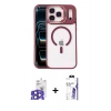 MARSİLYAN™- iPhone 17 Pro Max Kılıf Yadigar Asil Koleksiyonu - Siyah Bilvis 3X AR HD Cam Ekran Koruyucu + Bilvis Titan Kamera Lens - LT