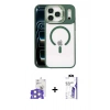 MARSİLYAN™- iPhone 17 Pro Max Kılıf Yadigar Asil Koleksiyonu - Siyah Bilvis 3X AR HD Cam Ekran Koruyucu + Bilvis Titan Kamera Lens - GS