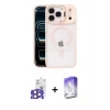 MARSİLYAN™- iPhone 17 Pro Max Kılıf Yadigar Asil Koleksiyonu - Siyah Bilvis 5in1 3D Magic Cam Ekran Koruyucu + Bilvis Titan Kamera Lens - NLGY