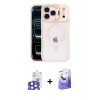 MARSİLYAN™- iPhone 17 Pro Max Kılıf Yadigar Asil Koleksiyonu - Siyah Bilvis 5in1 5D Magic Hayalet Cam Ekran Koruyucu + Natural Grey Bilvis Titan Kamera Lens