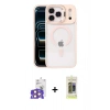 MARSİLYAN™- iPhone 17 Pro Max Kılıf Yadigar Asil Koleksiyonu - Siyah Joko Magic 5D Hayalet Cam + Bilvis Titan Kamera Lens - TU