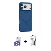 MARSİLYAN™- iPhone 17 Pro Max Kılıf Yankı Form Serisi - Siyah Bilvis 3X AR Hayalet Cam Ekran Koruyucu + Bilvis Titan Kamera Lens - LT
