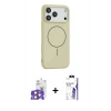 MARSİLYAN™- iPhone 17 Pro Max Kılıf Yankı Form Serisi - Siyah Bilvis 3X AR HD Cam Ekran Koruyucu + Bilvis Titan Kamera Lens - TU