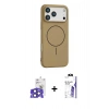 MARSİLYAN™- iPhone 17 Pro Max Kılıf Yankı Form Serisi - Siyah Bilvis 3X AR HD Cam Ekran Koruyucu + Bilvis Titan Kamera Lens - LT