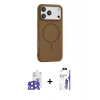 MARSİLYAN™- iPhone 17 Pro Max Kılıf Yankı Form Serisi - Siyah Bilvis 3X AR HD Cam Ekran Koruyucu + Bilvis Titan Kamera Lens - LT