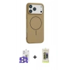 MARSİLYAN™- iPhone 17 Pro Max Kılıf Yankı Form Serisi - Siyah Joko Magic 5D Hayalet Cam + Bilvis Titan Kamera Lens - GS