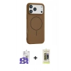 MARSİLYAN™- iPhone 17 Pro Max Kılıf Yankı Form Serisi - Siyah Joko Magic 5D Hayalet Cam + Bilvis Titan Kamera Lens - GS