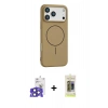 MARSİLYAN™- iPhone 17 Pro Max Kılıf Yankı Form Serisi - Siyah Joko Magic 5D Hayalet Cam + Bilvis Titan Kamera Lens - LT