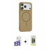 MARSİLYAN™- iPhone 17 Pro Max Kılıf Yankı Form Serisi - Siyah Joko Magic 5D Hayalet Cam + Bilvis Titan Kamera Lens - NLGY