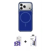 MARSİLYAN™- iPhone 17 Pro Max Kılıf Yankı Minimal Serisi - Siyah Bilvis 3X AR Hayalet Cam Ekran Koruyucu + Bilvis Titan Kamera Lens - NLGY
