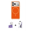 MARSİLYAN™- iPhone 17 Pro Max Kılıf Yankı Minimal Serisi - Siyah Bilvis 3X AR Hayalet Cam Ekran Koruyucu + Bilvis Titan Kamera Lens - TU
