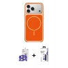MARSİLYAN™- iPhone 17 Pro Max Kılıf Yankı Minimal Serisi - Siyah Bilvis 3X AR Hayalet Cam Ekran Koruyucu + Bilvis Titan Kamera Lens - LT