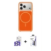MARSİLYAN™- iPhone 17 Pro Max Kılıf Yankı Minimal Serisi - Siyah Bilvis 3X AR Hayalet Cam Ekran Koruyucu + Bilvis Titan Kamera Lens - NLGY