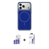 MARSİLYAN™- iPhone 17 Pro Max Kılıf Yankı Minimal Serisi - Siyah Bilvis 3X AR HD Cam Ekran Koruyucu + Bilvis Titan Kamera Lens - NLGY