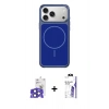 MARSİLYAN™- iPhone 17 Pro Max Kılıf Yankı Minimal Serisi - Siyah Bilvis 3X AR HD Cam Ekran Koruyucu + Bilvis Titan Kamera Lens - LT
