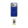 MARSİLYAN™- iPhone 17 Pro Max Kılıf Yankı Minimal Serisi - Siyah Joko Magic 5D Hayalet Cam