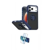 MARSİLYAN™- iPhone 17 Pro Max Kılıf Yörünge Çizgi - Siyah 3D Antistatik Seramik Nano Ekran Koruyucu