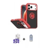 MARSİLYAN™- iPhone 17 Pro Max Kılıf Yörünge Çizgi - Siyah Joko Magic 5D Cam + Bilvis Titan Kamera Lens - GS