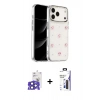MARSİLYAN™- iPhone 17 Pro Max Kılıf Yörünge Form - Siyah Bilvis 3X AR Hayalet Cam Ekran Koruyucu + Bilvis Titan Kamera Lens - LT