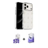 MARSİLYAN™- iPhone 17 Pro Max Kılıf Yörünge Form - Siyah Bilvis 5in1 5D Magic Hayalet Cam Ekran Koruyucu + Bilvis Titan Kamera Lens - GS