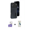 MARSİLYAN™- iPhone 17 Pro Max Kılıf Yörünge Işık Serisi - Şeffaf Pasifik Cam Ekran Koruyucu + Bilvis Titan Kamera Lens - GS