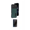 MARSİLYAN™- iPhone 17 Pro Max Kılıf Yörünge Işık Serisi - Siyah 3D Antistatik Hayalet Cam Ekran Koruyucu